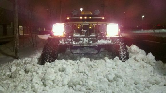 climbing snow