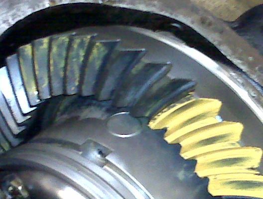 good gear pattern for the rear axle