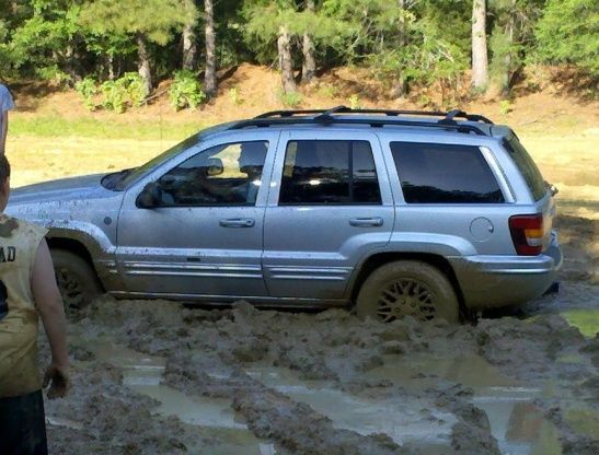 got STUCK! street tires will be the death of me...