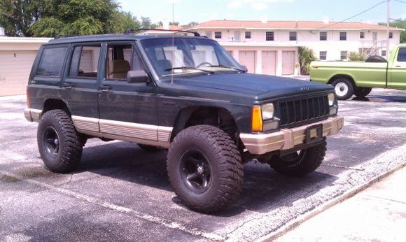 33's on and fenders cut