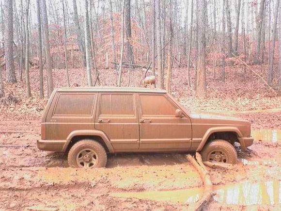 First real mud. This basin my 98 Cherokee sport in high school.