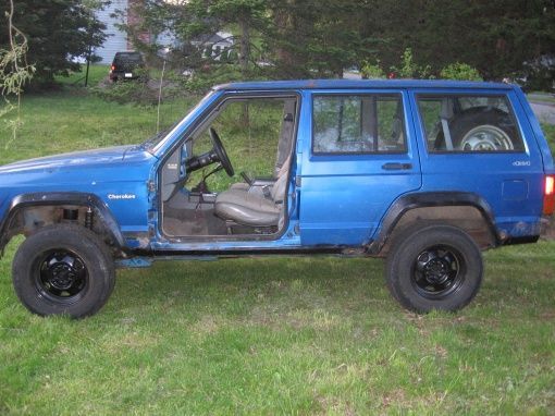 my heep with the doors off and new 3" lift