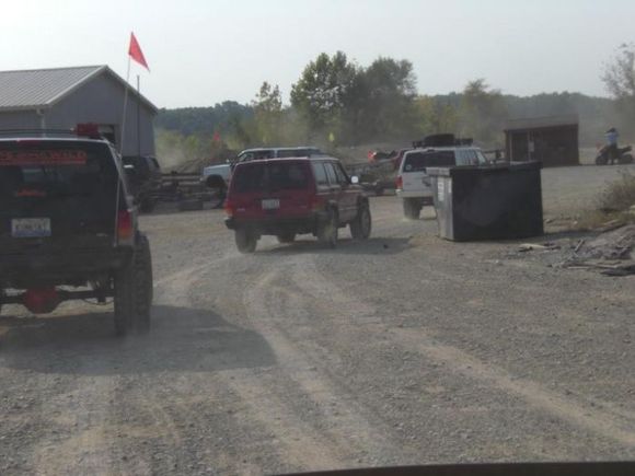 Heading out to the trails