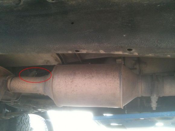 Downstream O2 sensor.