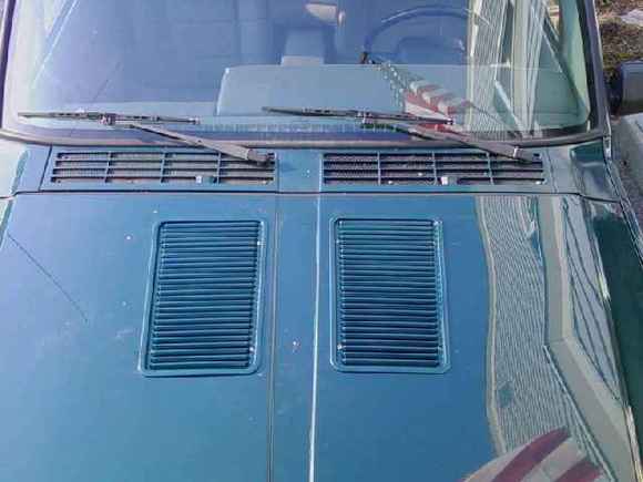 Hood Vents Installed and color-matched