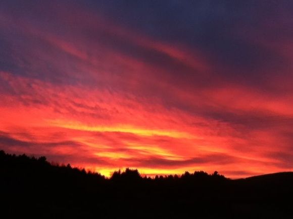 Classy sunset the other night. Wust happened to be driving by after work.