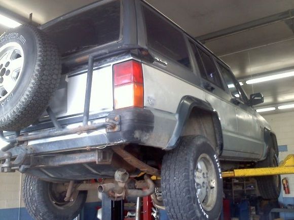 junkyard exhaust ( for now )  no more Swiss cheese1