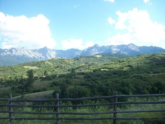 South Baldy from highway 62