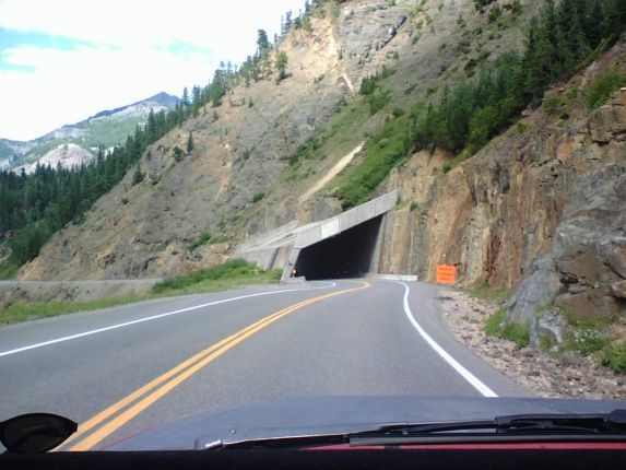 Riverside Slide avalanche zone.