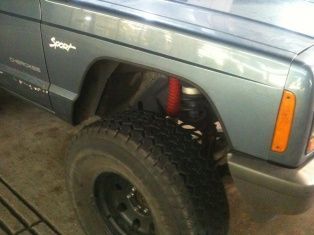 Cut fender