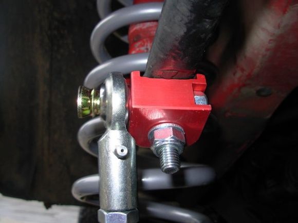 Upper sway bar connection