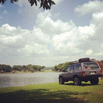 the XJ at lake Logan Martin Alabama