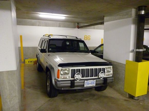 wind deflectors added and new fog lights installed to replace broken originals