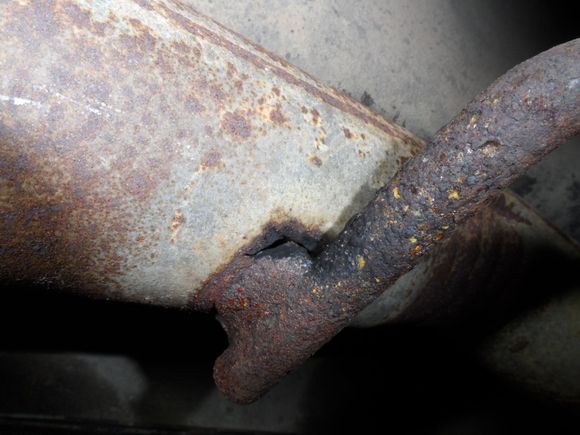 Cracked almost the entire way around