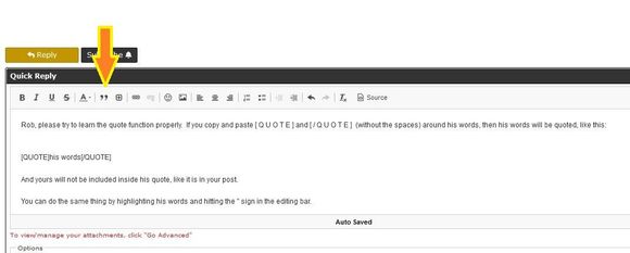 Using the QUOTE function