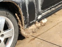 Filthy dirty and fender poop !