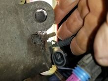 It’s that little sensor just one bolt holds it into place. 