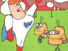 Solenoid robots ! And the hero of the nation Roger Ramjet! 