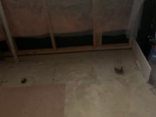 The plumbing rough in