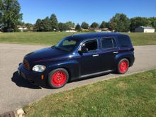Here’s Oldblue with stock rims and same tires as the other photo 