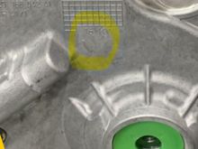 This mark, I’ve circled in yellow. 