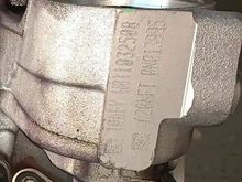 Broadcast code on oil filter housing