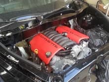 HHR V8 engine install 3