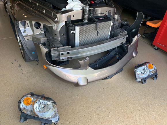 Removing the bumper cover is pretty easy