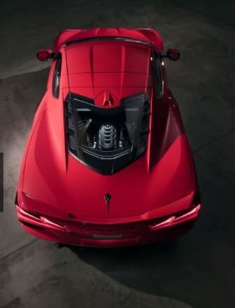 Exterior shot from Road & Track article showing Stingray emblem