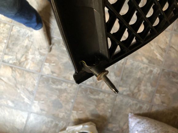 Be very careful the new grille isn’t very sturdy 