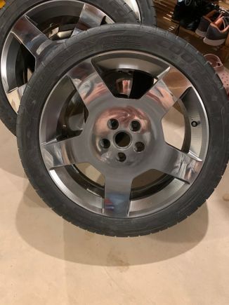 I polished the Cobalt SS 18” rims.