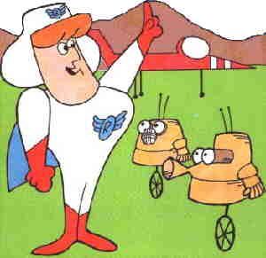 Solenoid robots ! And the hero of the nation Roger Ramjet! 
