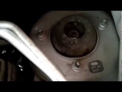 The ground cable connects here , like that sticker says! 