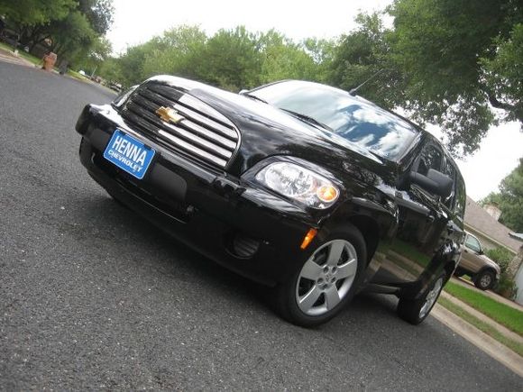 Black chrome, cool but discontinued and no longer available, I found an old thread from 2007 with all the part numbers for the special edition parts that are black chrome, only 1 or 2 rear beauty bars remain , very expensive to I might add. 
