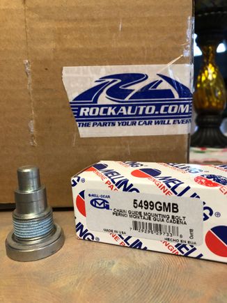 To replace the weak OEM bolt! 