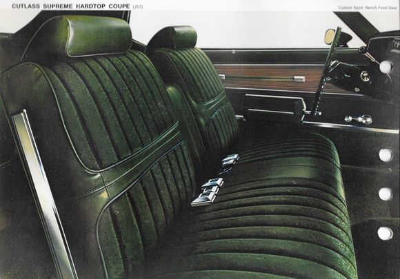 I always used the door pull strap, over there in the fake wood grain insert