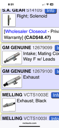 I’ve only installed the GM genuine ones. 