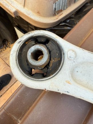 Left replacement lower control arm removed from the 2008 years ago.  