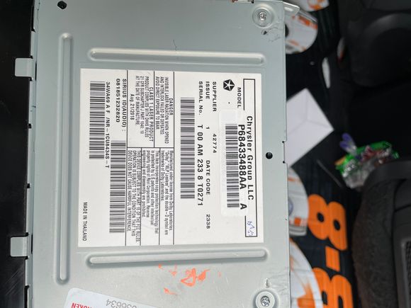 This is from a 2019 Town & Country.