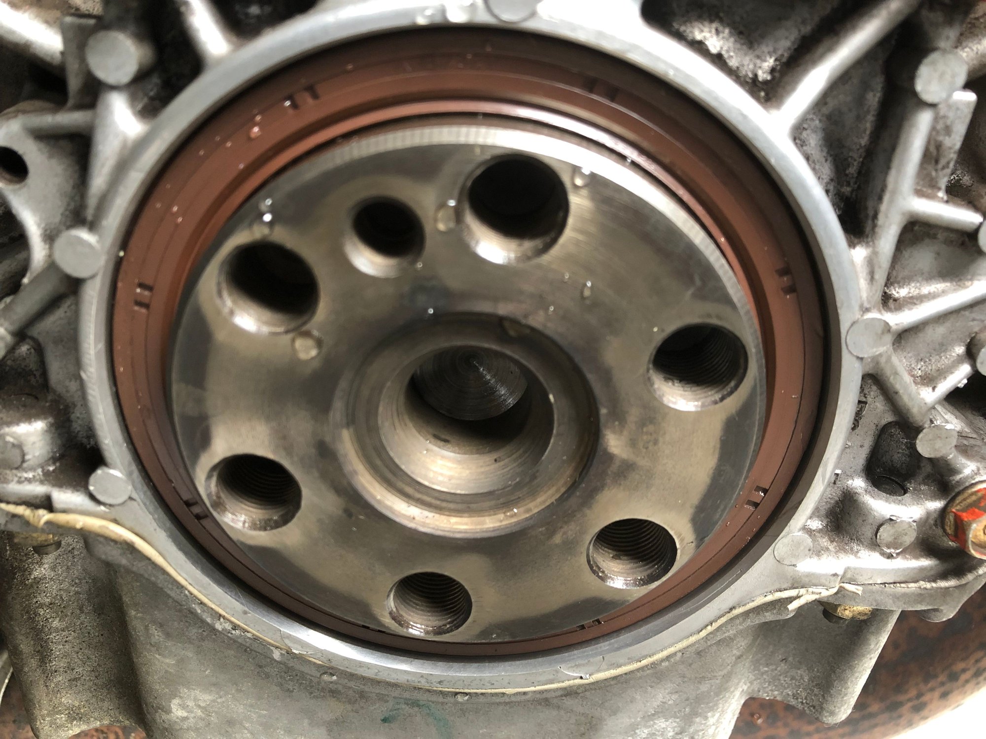 Installed rear main seal too deep? Honda Civic Forum