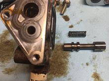 Plunger valve and return spring