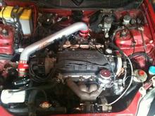 Just used my old intake tubing because it actually fit rather than having to weld a whole new pipe..