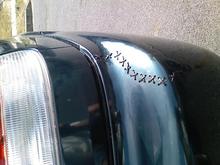 Easiest way to fix a cracked bumper! and it actually looks bad ass in person lol