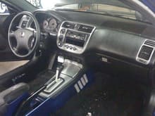 new interior out of a civic from japan..... Fiji Blue comes with a Black interior...the vin matches a Japan civic....