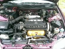 For a 23 year old car, its surprising this engine still looks like this.