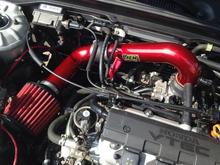 After - Cleaned engine bay and put in AEM air intake