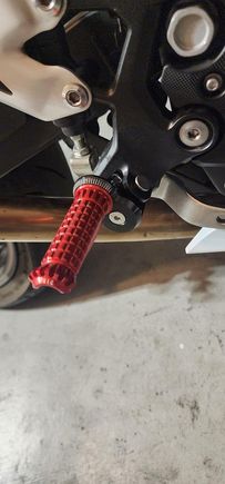 Rider footpegs. You can see the 20mm offset