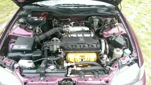 For a 23 year old car, its surprising this engine still looks like this.