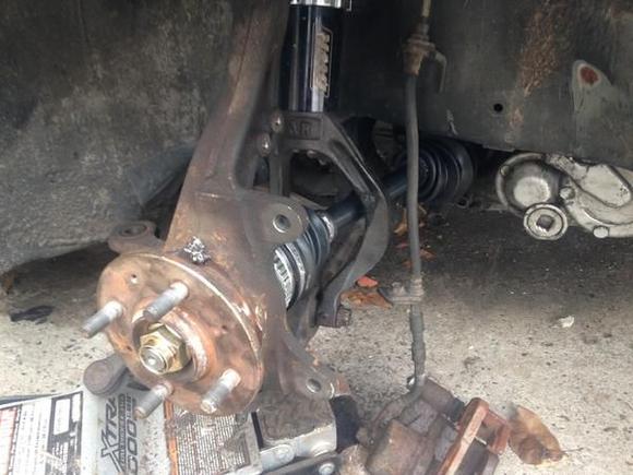 integra GSR front spindle upgrade