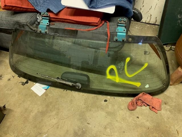 Exterior Body Parts - 1992 Honda Civic Hatch Rear Windshield - Used - 1992 to 1993 Honda Civic - Duarte, CA 91010, United States